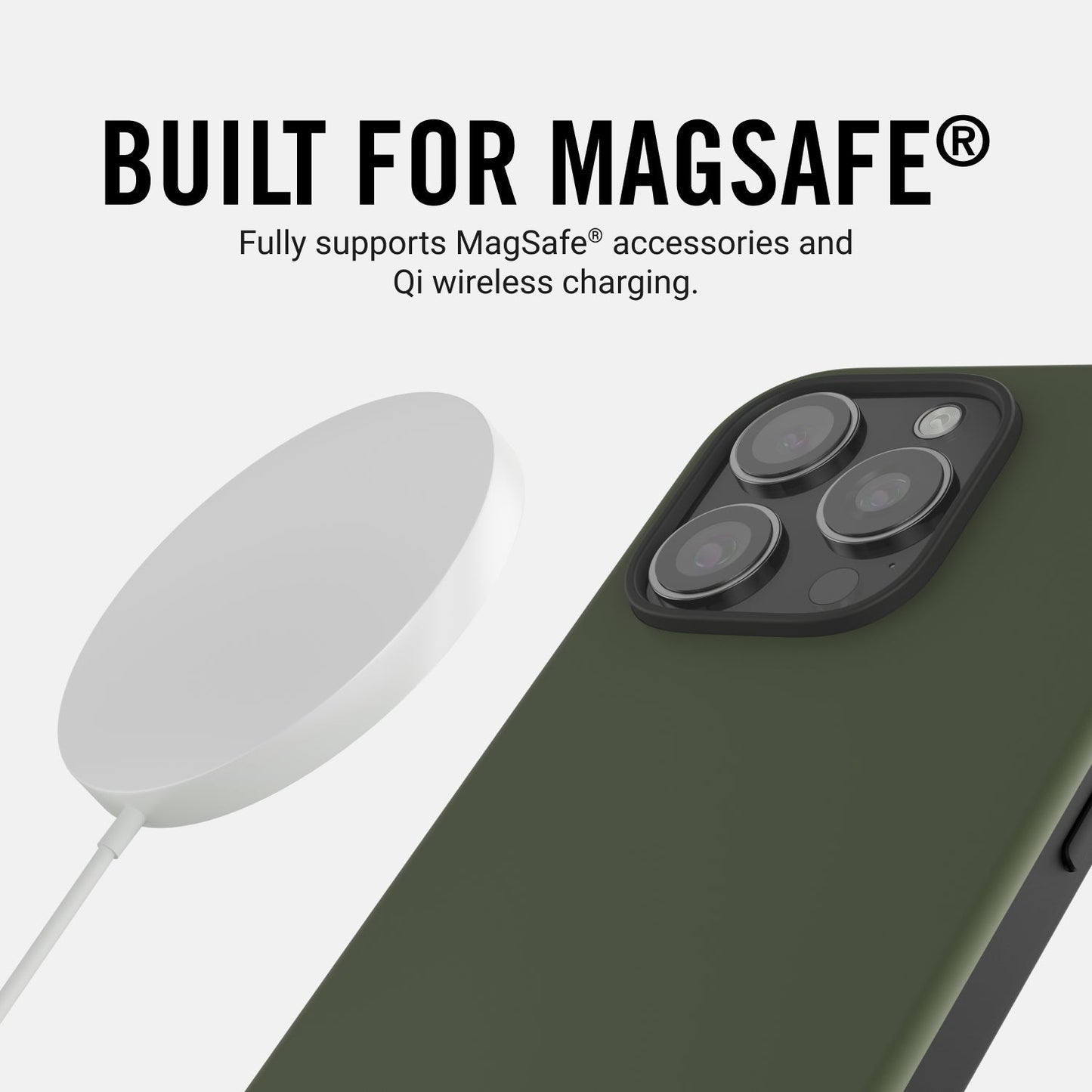 Everyday Charging Kit - iPhone 16 - Matte Olive