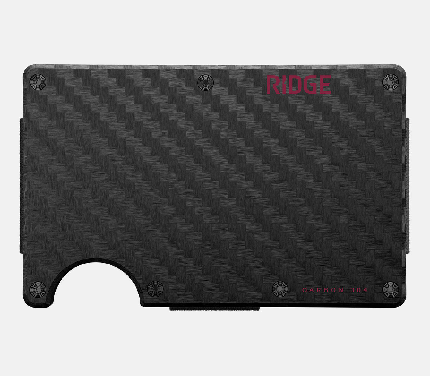 Ridge Wallet - Oxblood Carbon 004