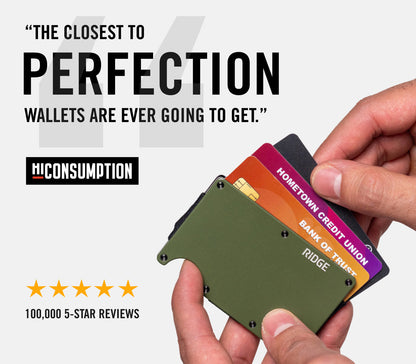 Ridge Wallet - Burnt Titanium