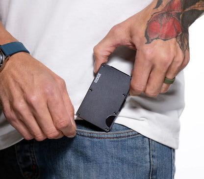 Ridge Wallet - Gunmetal | Aluminum