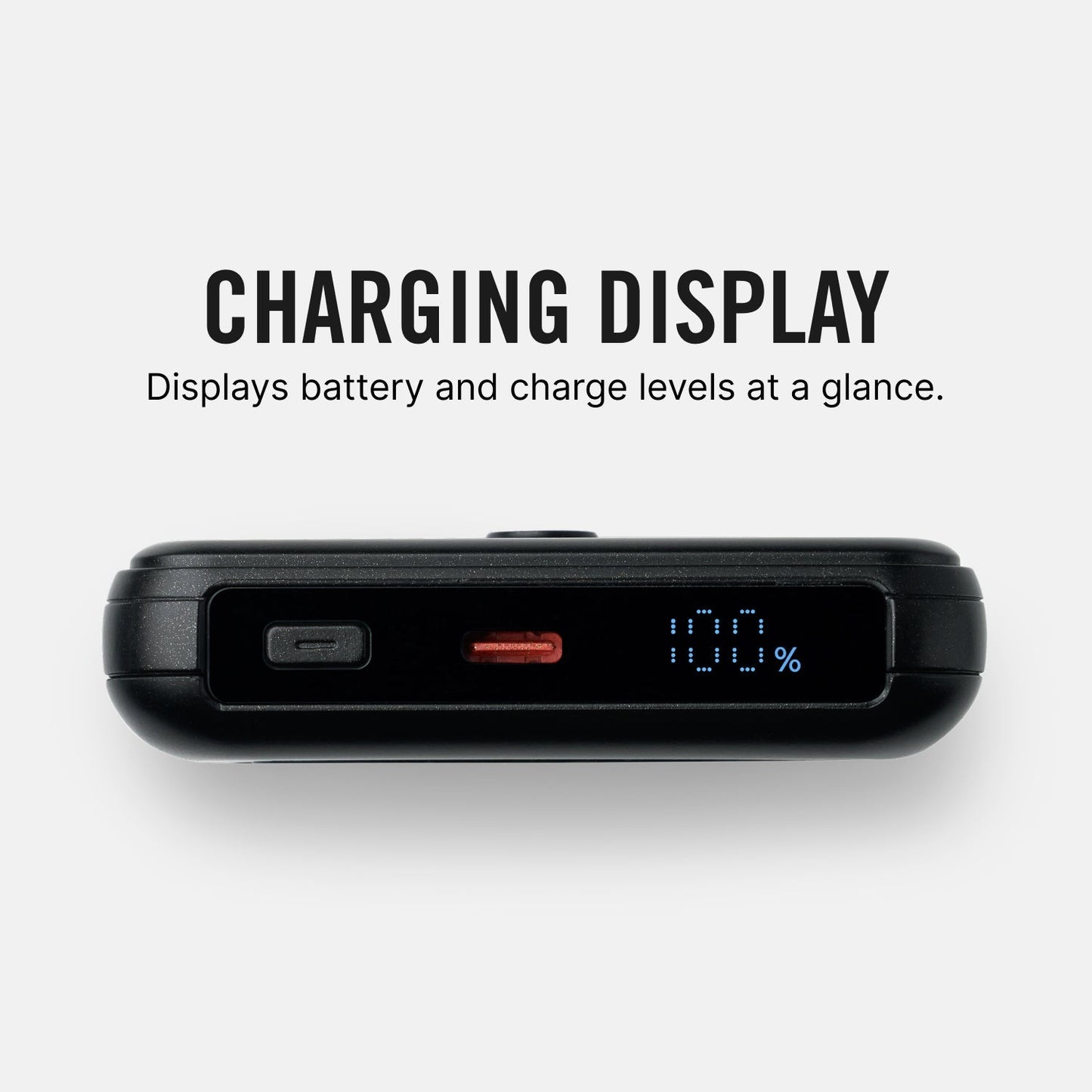 Magnetic Power Bank - Matte Black