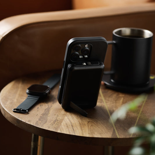 Everyday Charging Kit - iPhone 16 - Tobacco Brown Leather